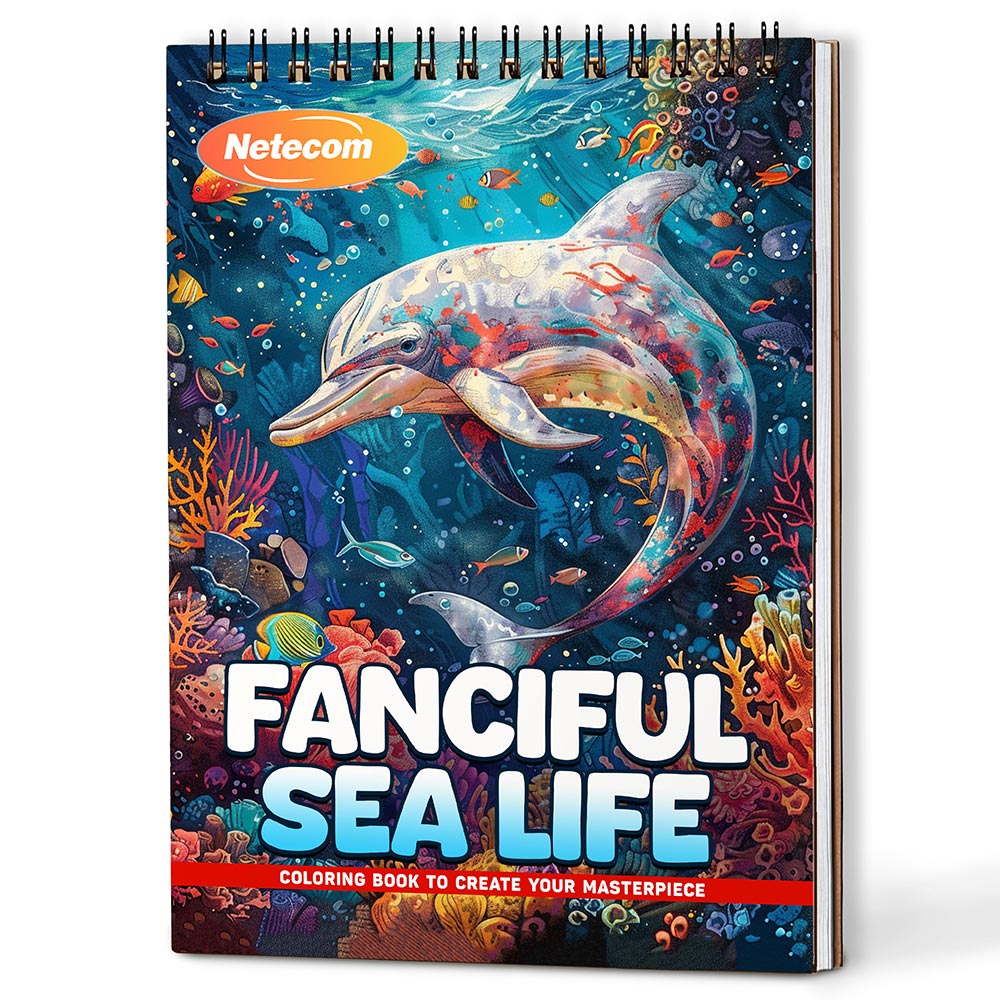 Fanciful Sea Life Coloring Book For Adults
