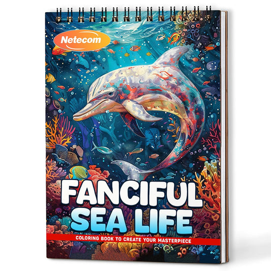 Fanciful Sea Life Coloring Book For Adults
