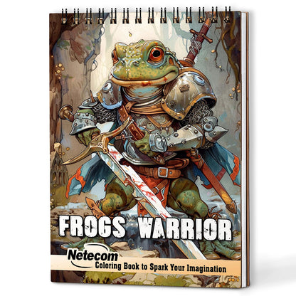 Netecom Frogs Warrior Coloring Book For Adults