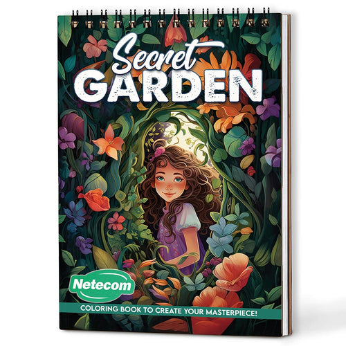 Netecom Secret Garden Coloring Book For Adults