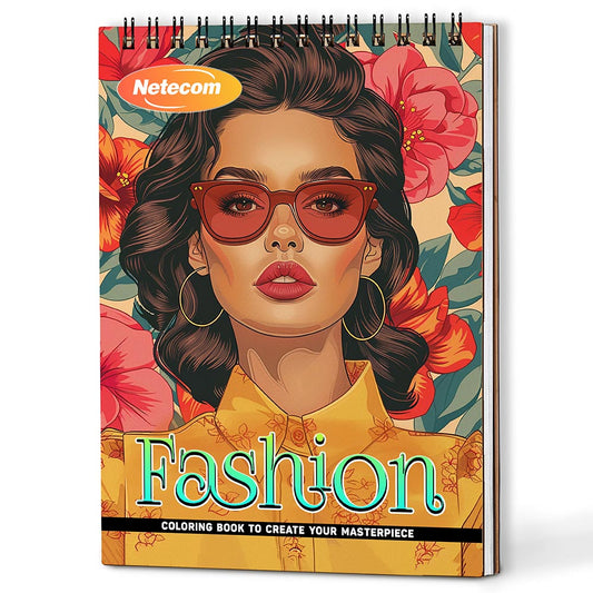 Fashion Coloring Book For Adults