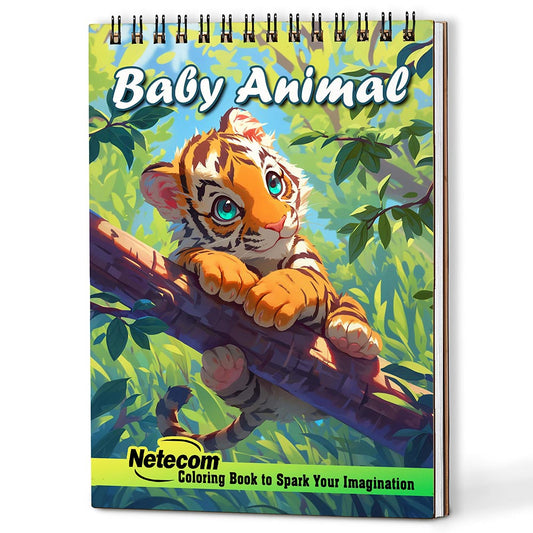 Netecom Baby Animal Coloring Book For Adults
