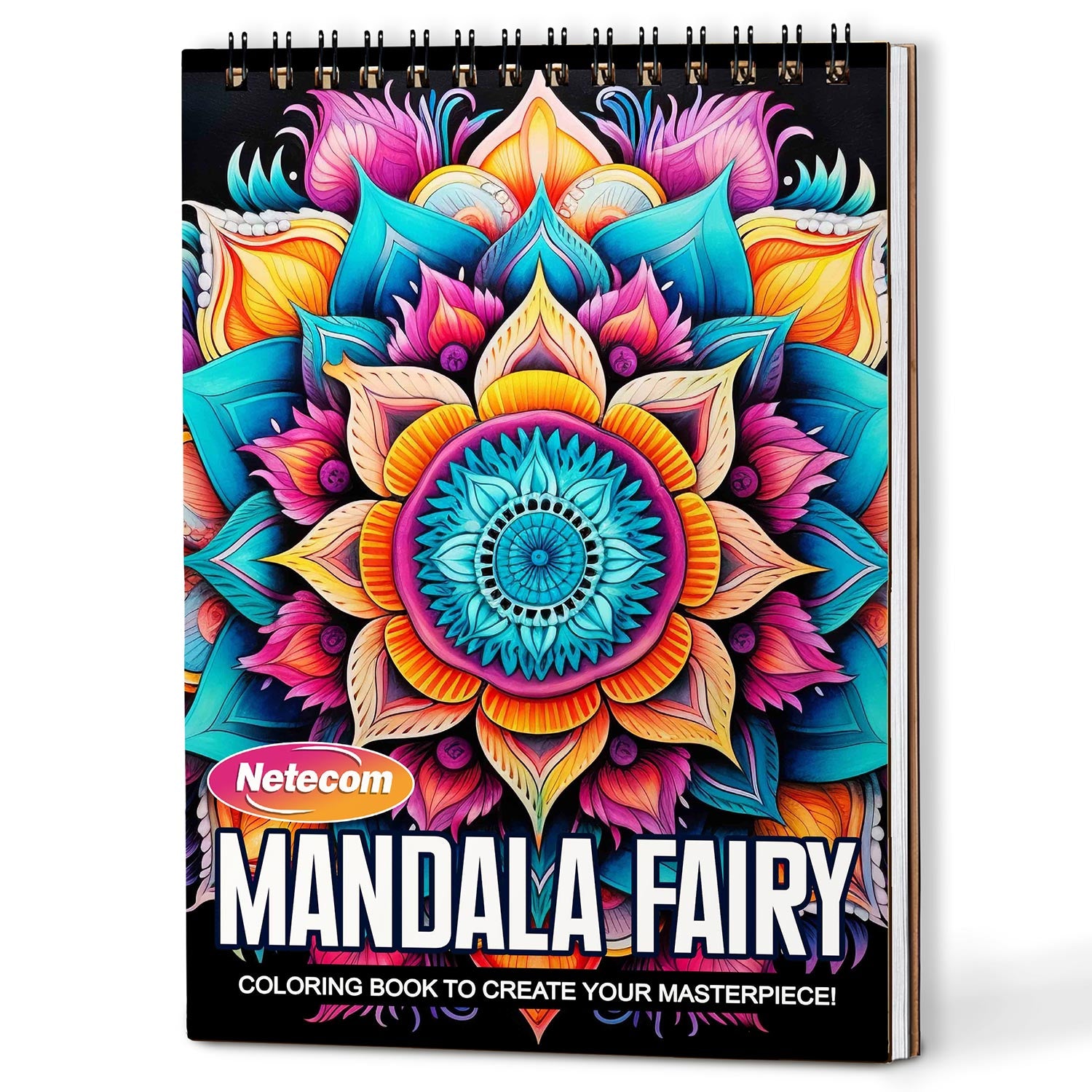 Netecom Mandala Fairy Coloring Book For Adults