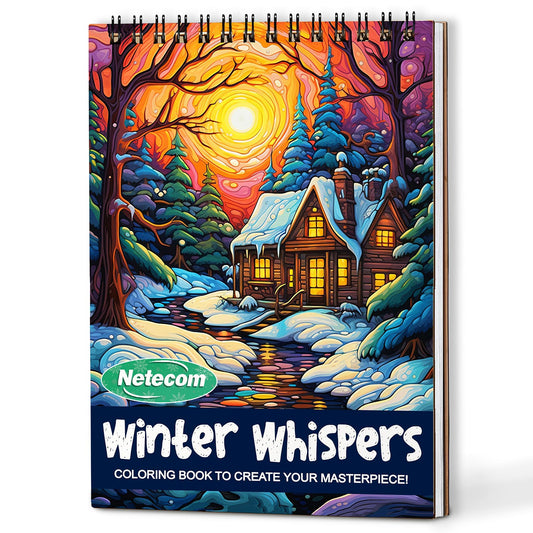 Netecom Winter Whispers Coloring Book For Adults