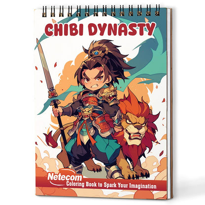 Netecom Chibi Dynasty Coloring Book For Adults