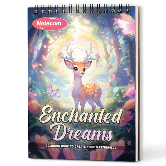 Enchanted Dreams Coloring Book For Adults