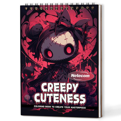 Netecom Creepy Cuteness Coloring Book For Adults