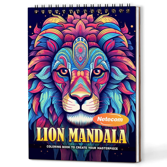 Lion Mandala Coloring Book For Adults