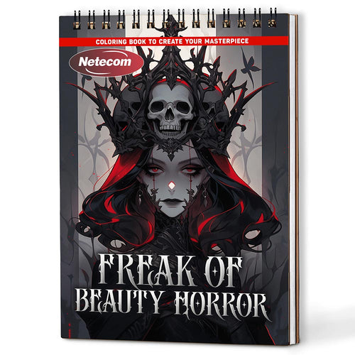 Netecom Freak of Beauty Horror Coloring Book For Adults