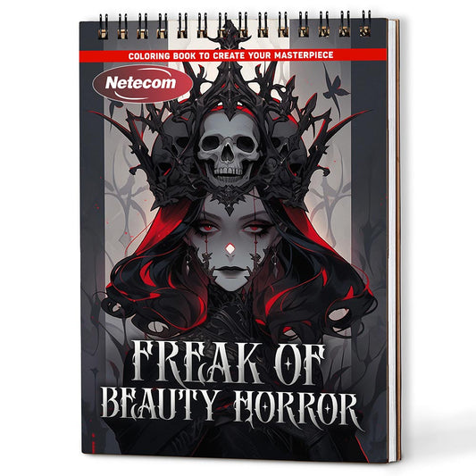 Netecom Freak of Beauty Horror Coloring Book For Adults