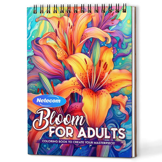 Bloom for adults Coloring Book For Adults