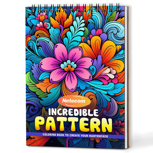 Incredible Pattern Coloring Book For Adults