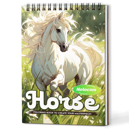 Horse Coloring Book For Adults