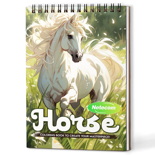 Horse Coloring Book For Adults