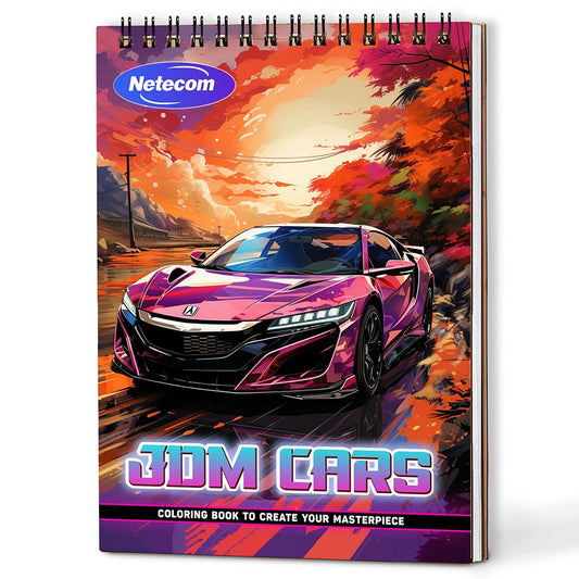 JDM Cars Coloring Book For Adults