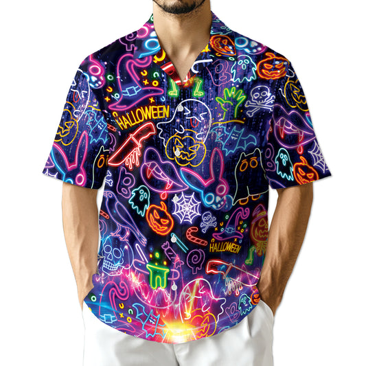 Netecom Chained Skull Hawaiian Shirt for Men