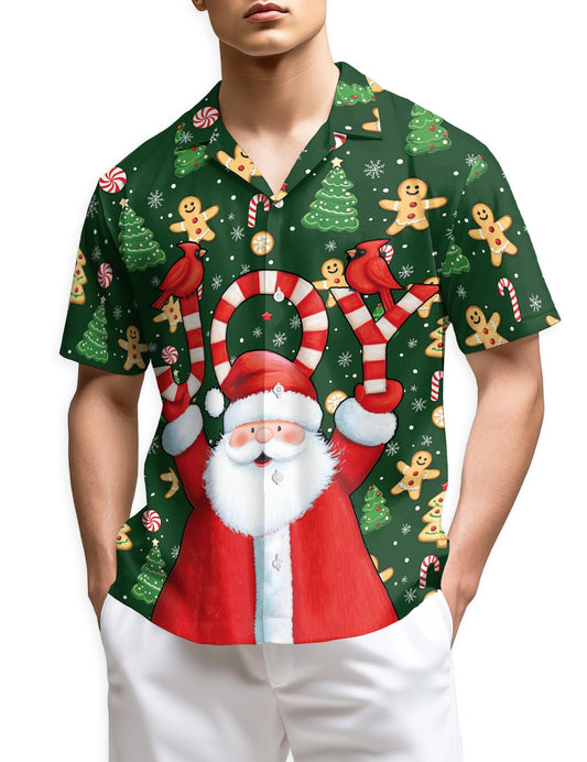 Netecom Cat Doodle Hawaiian Shirt for Men Women, Cat Lover Gifts, Animal Button Down Summer Beach Short Sleeve Shirts, S-5XL