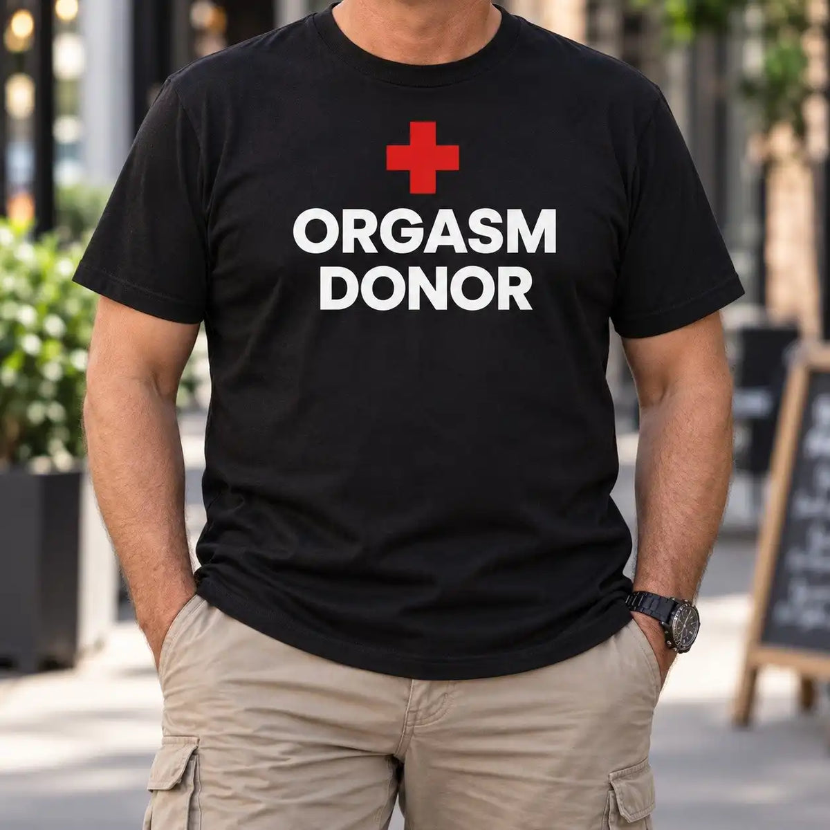 Orgasm Donor Funny Adult Humor Shirt