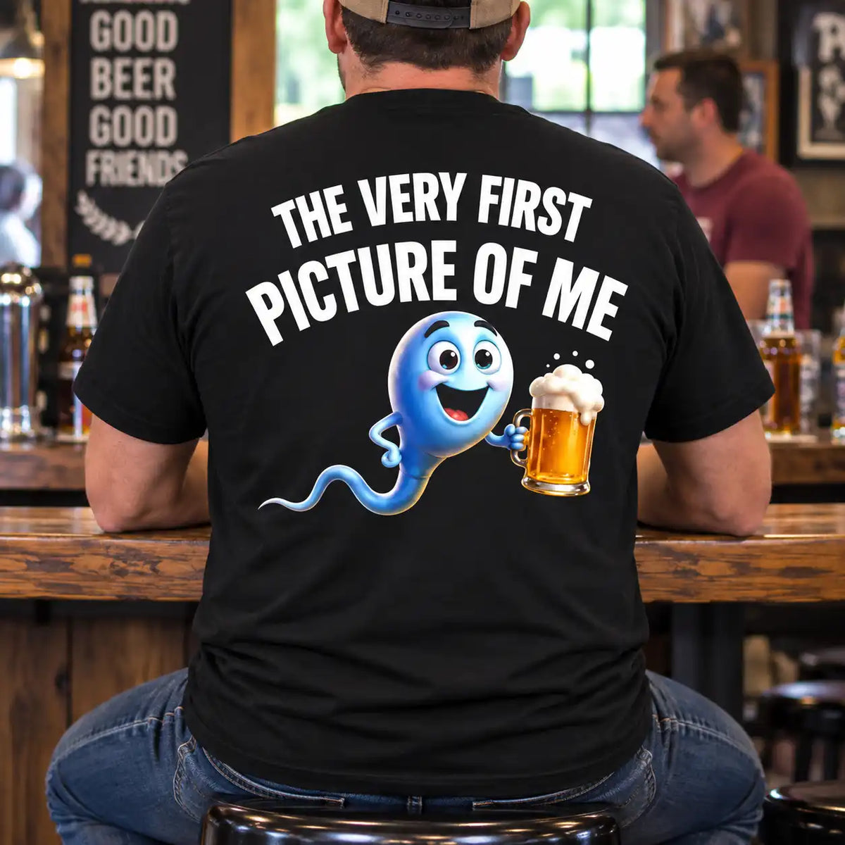 The Very First Picture Of Me Funny Beer Shirt