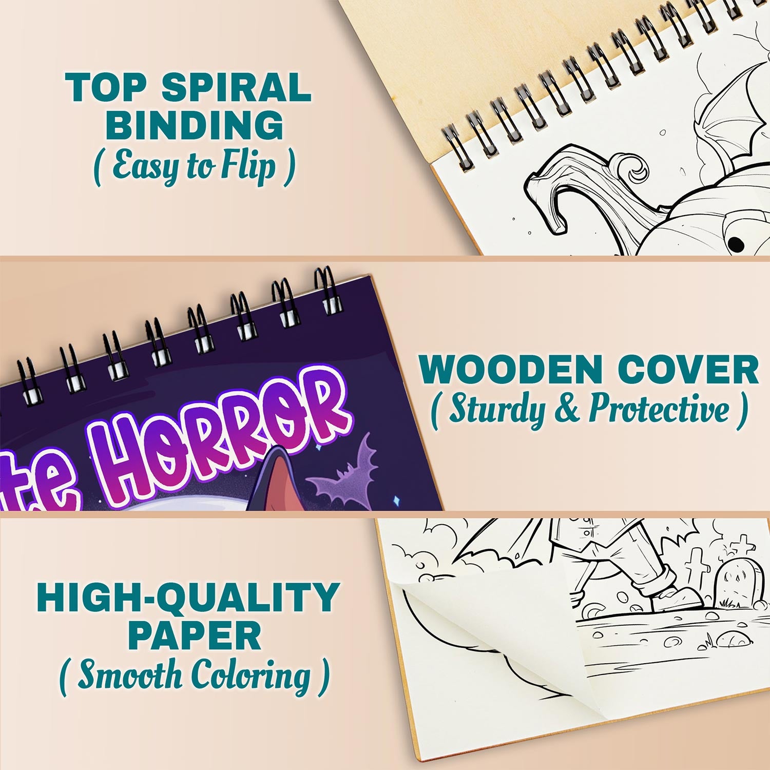 Netecom Cute Horror Coloring Pages For Adults