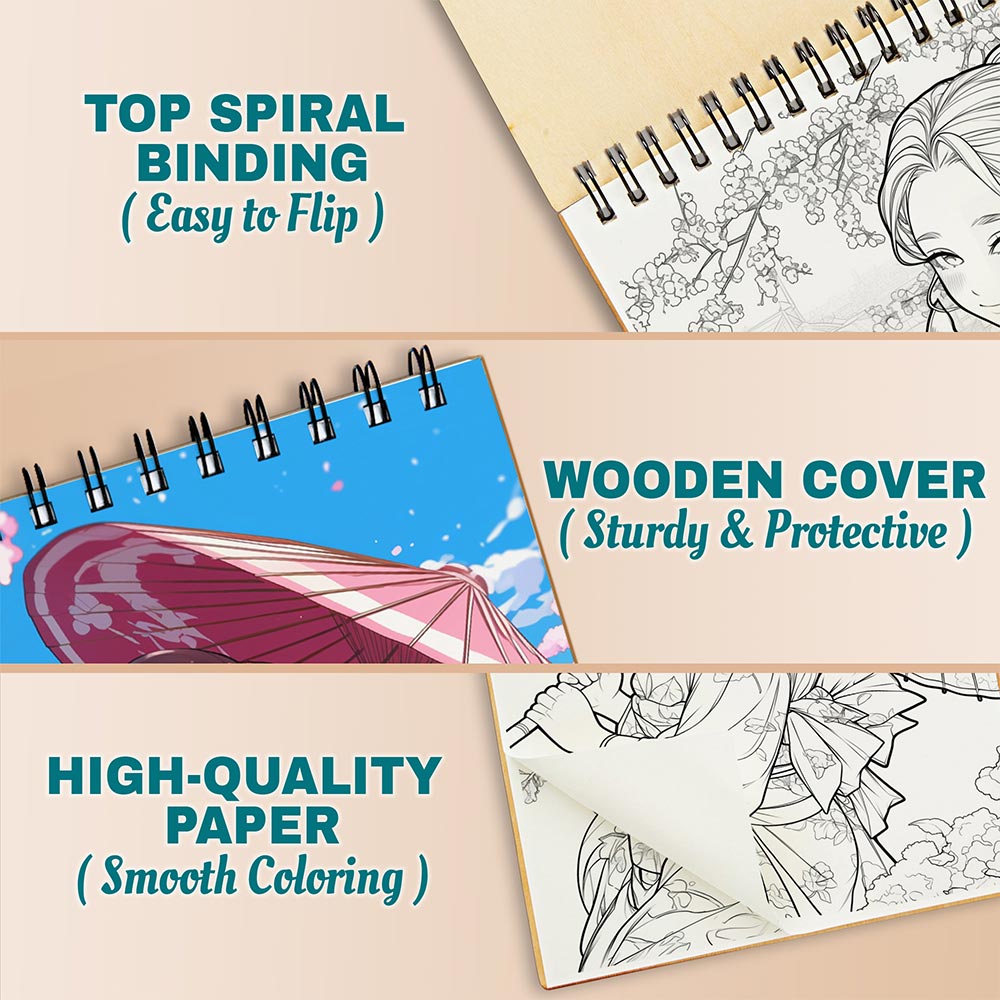 Netecom Pretty Kimono Coloring Pages For Adults