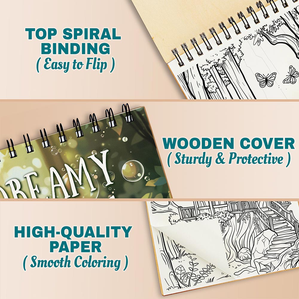Netecom Dreamy Forest Coloring Pages For Adults