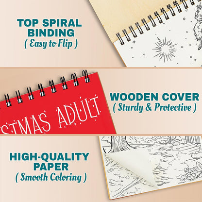 Netecom Christmas Adult Coloring Pages For Adults