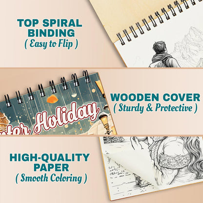 Netecom Winter Holiday Coloring Pages For Adults