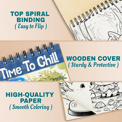 Time To Chill Coloring Pages For Adults