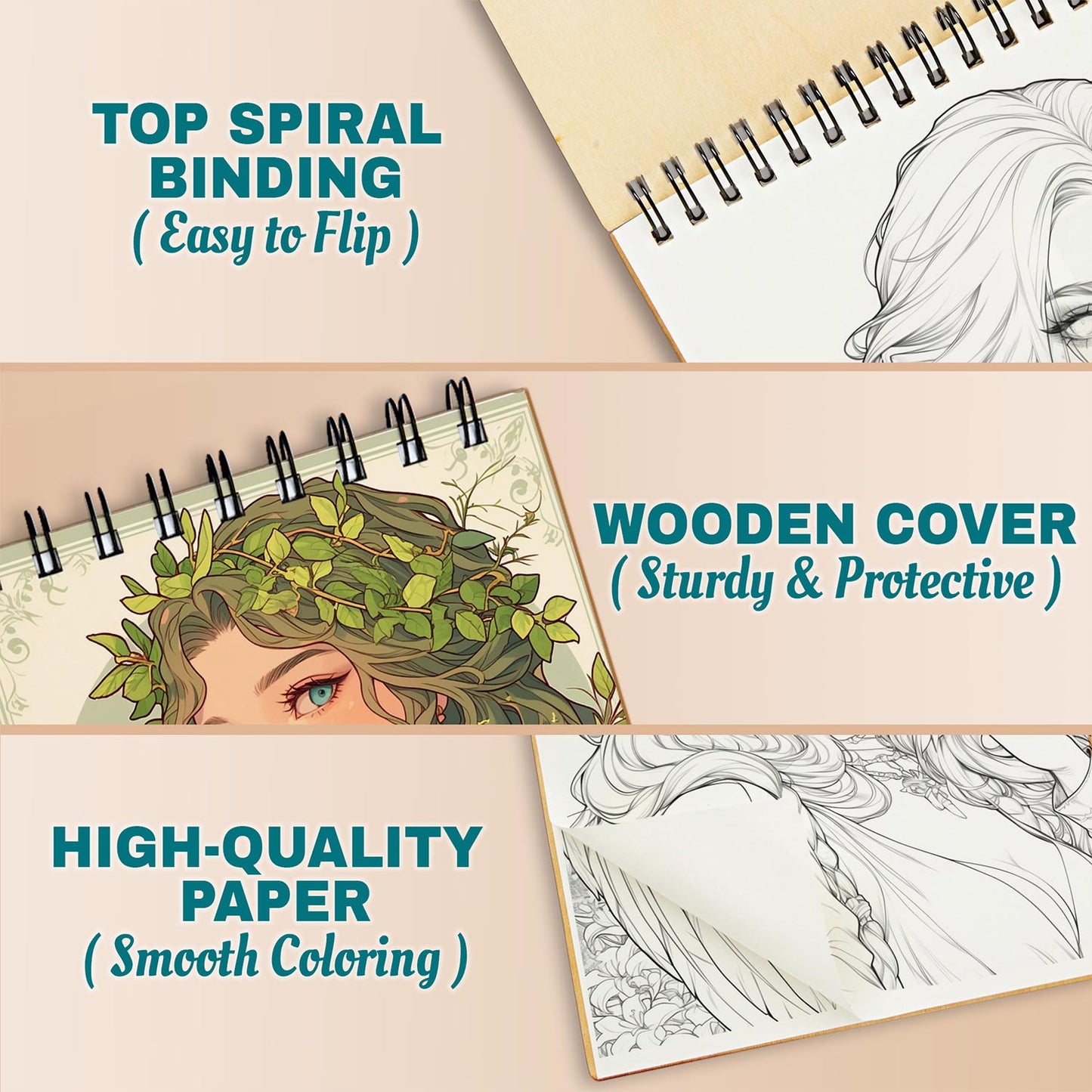 Netecom Mythical Women Coloring Pages For Adults