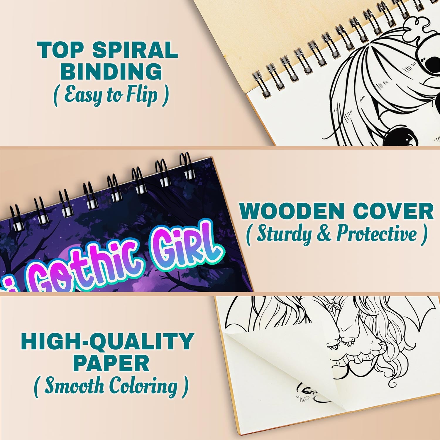 Netecom Chibi Gothic Girl Coloring Pages For Adults