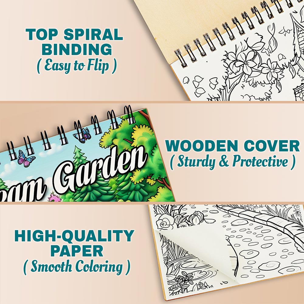 Netecom Dream Garden Coloring Pages For Adults