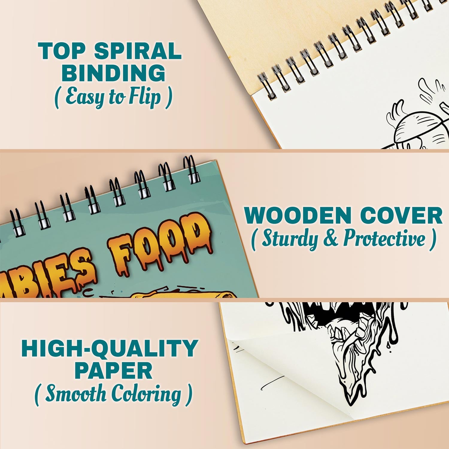 Netecom Zombies Food Coloring Pages For Adults
