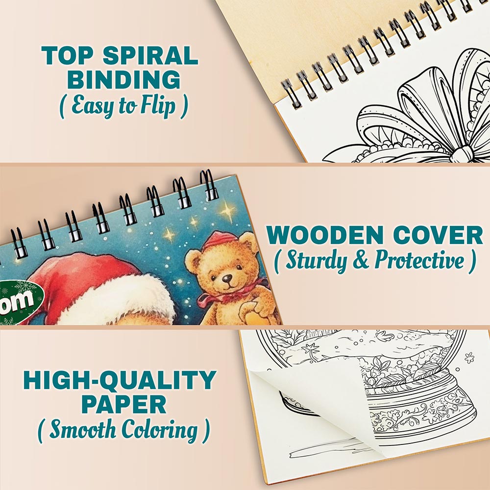 Cheerful Christmas Coloring Pages For Adults
