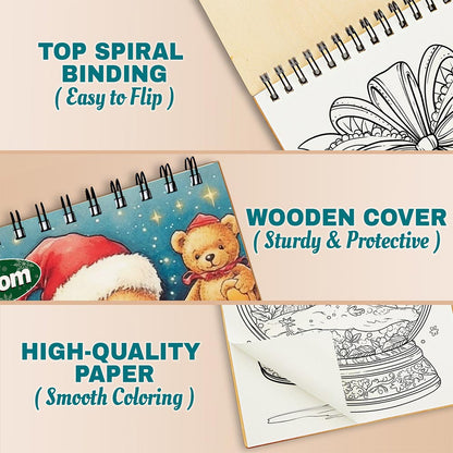 Cheerful Christmas Coloring Pages For Adults