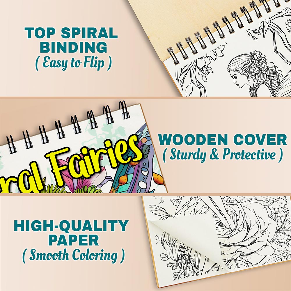 Netecom Floral Fairies Coloring Pages For Adults