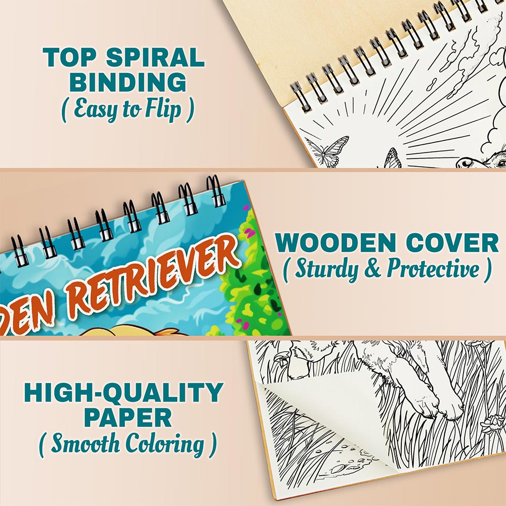 Netecom Golden Retriever Coloring Pages For Adults