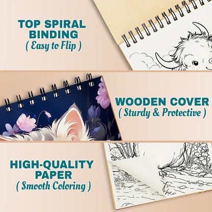 Netecom Cute Animals Coloring Pages For Adults