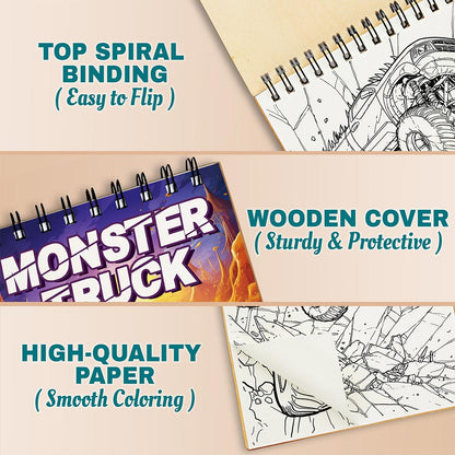 Monster Truck Coloring Pages For Adults