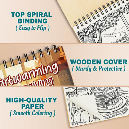 Netecom Heartwarming Thanksgiving Coloring Pages For Adults