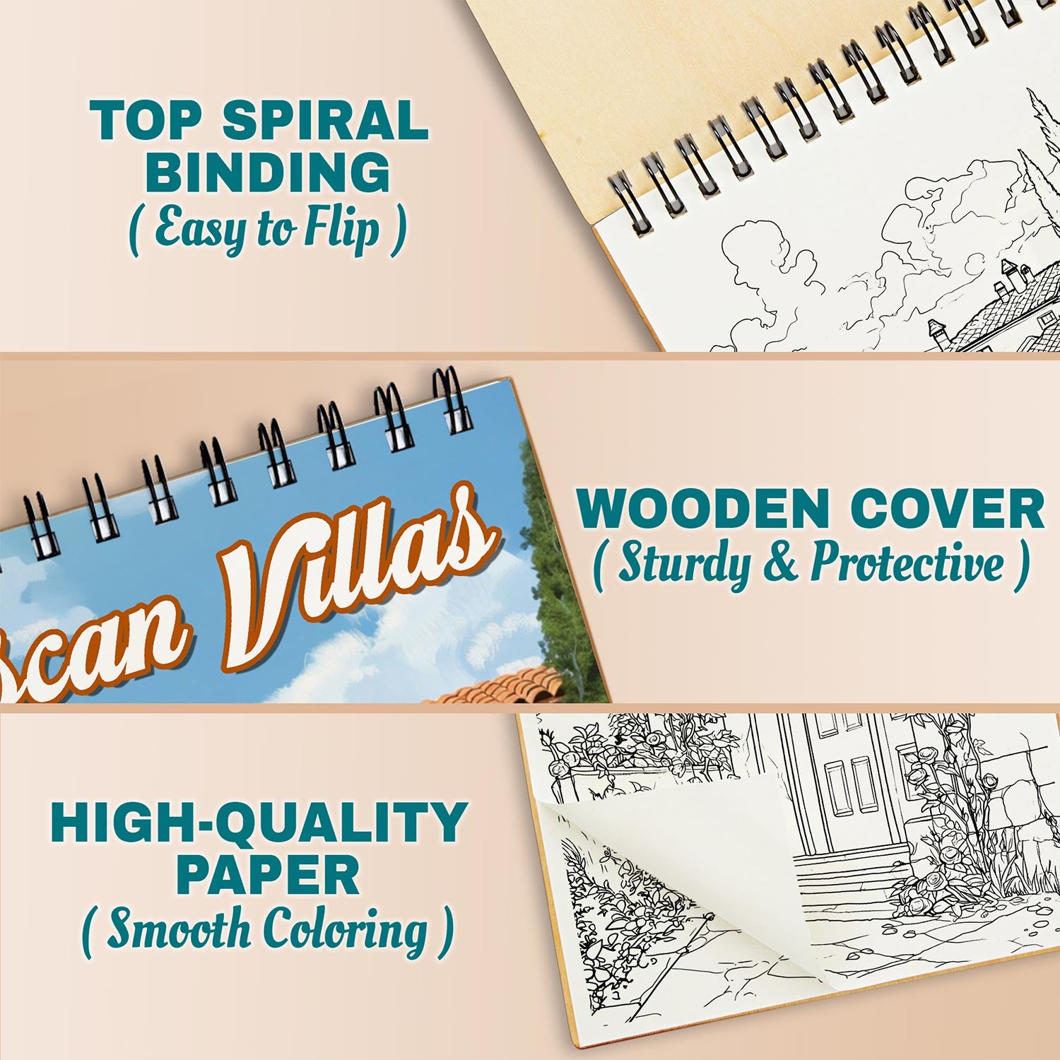 Netecom Tuscan Villas Coloring Pages For Adults