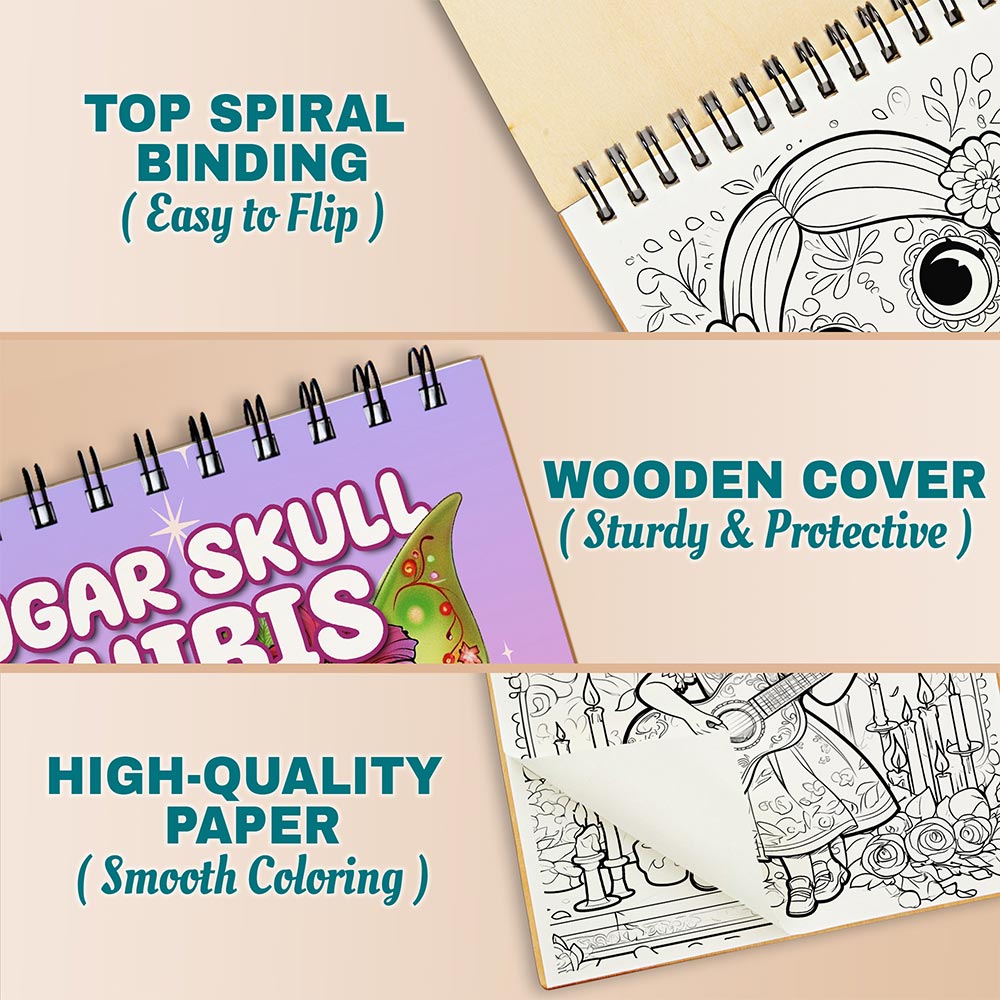 Netecom Sugar Skull Chibis Coloring Pages For Adults