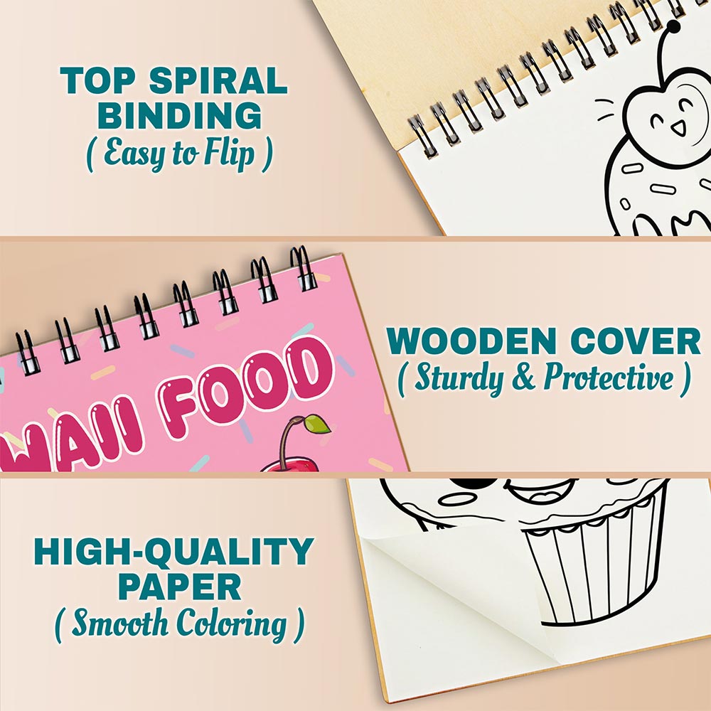 Netecom Kawaii Food Coloring Pages For Adults