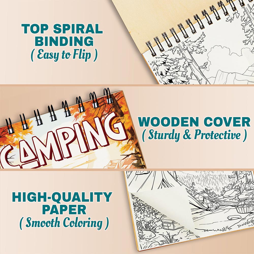 Netecom Camping Coloring Pages For Adults