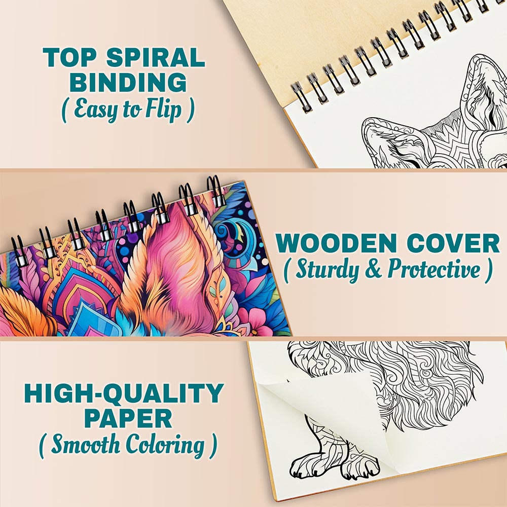 Netecom Amazing Dogs Coloring Pages For Adults