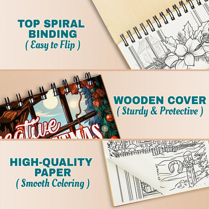 Netecom Creative Christmas Coloring Pages For Adults