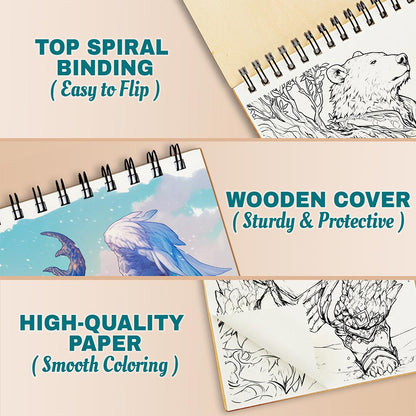 Netecom Mythical Bear Coloring Pages For Adults