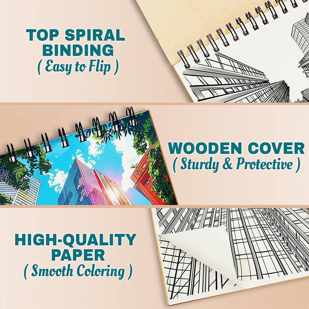 Netecom Skyscraper Coloring Pages For Adults