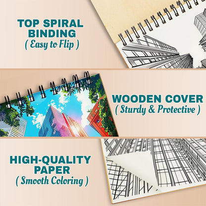Netecom Skyscraper Coloring Pages For Adults