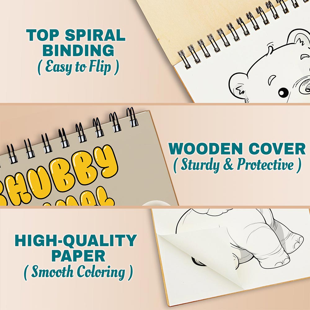 Netecom Chubby Animal Coloring Pages For Adults